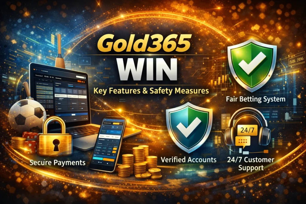 Gold365 Win platform features, verified accounts, secure payments, and safety measures in 2026.