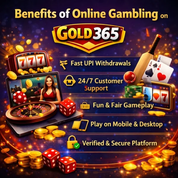 Features and benefits of playing online gambling on Gold365