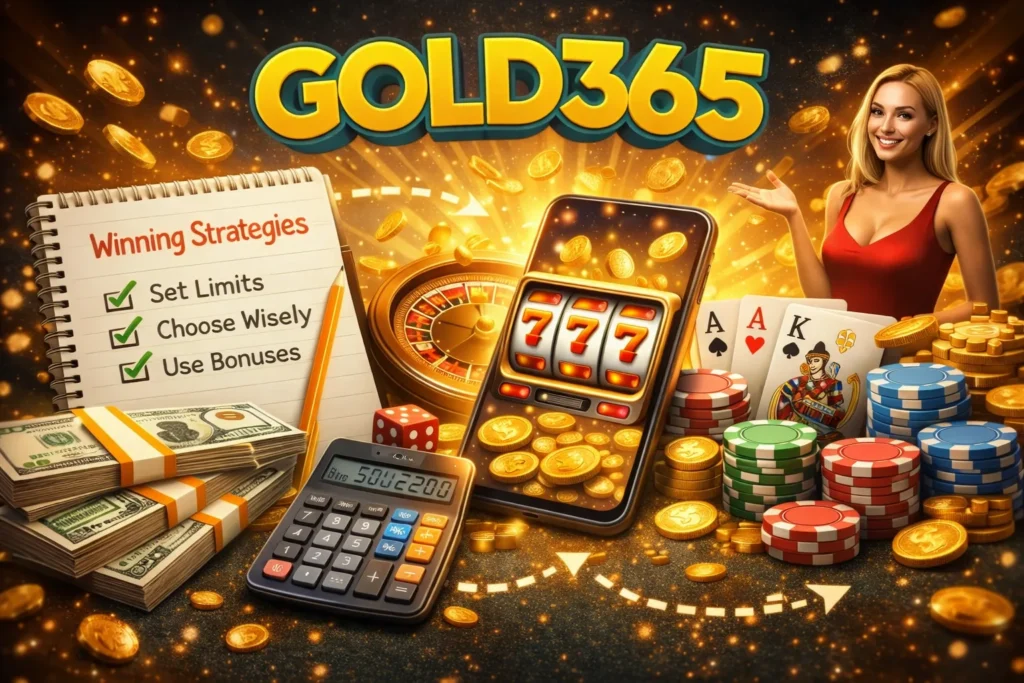 Casino online gambling strategies on Gold365 including bankroll management and bonuses
