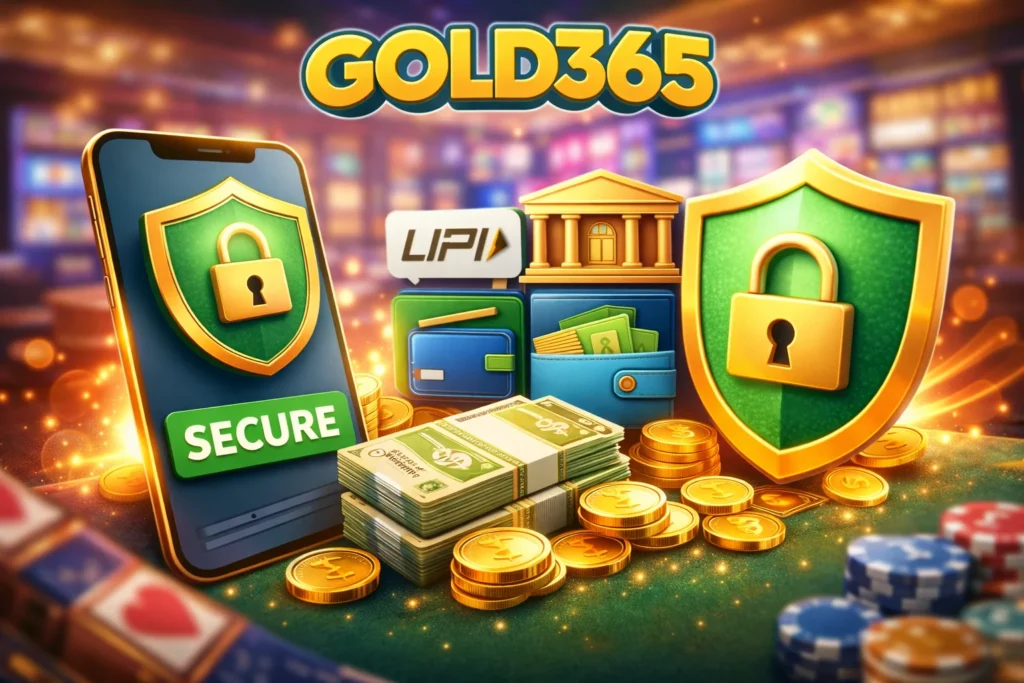 Gold365 live gambling games with secure payment options like UPI wallets and safe transactions