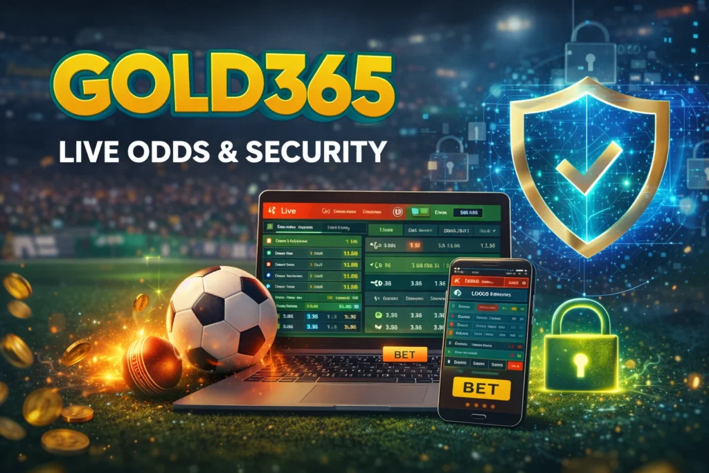 Gold365 live sports odds dashboard with secure sports betting book platform