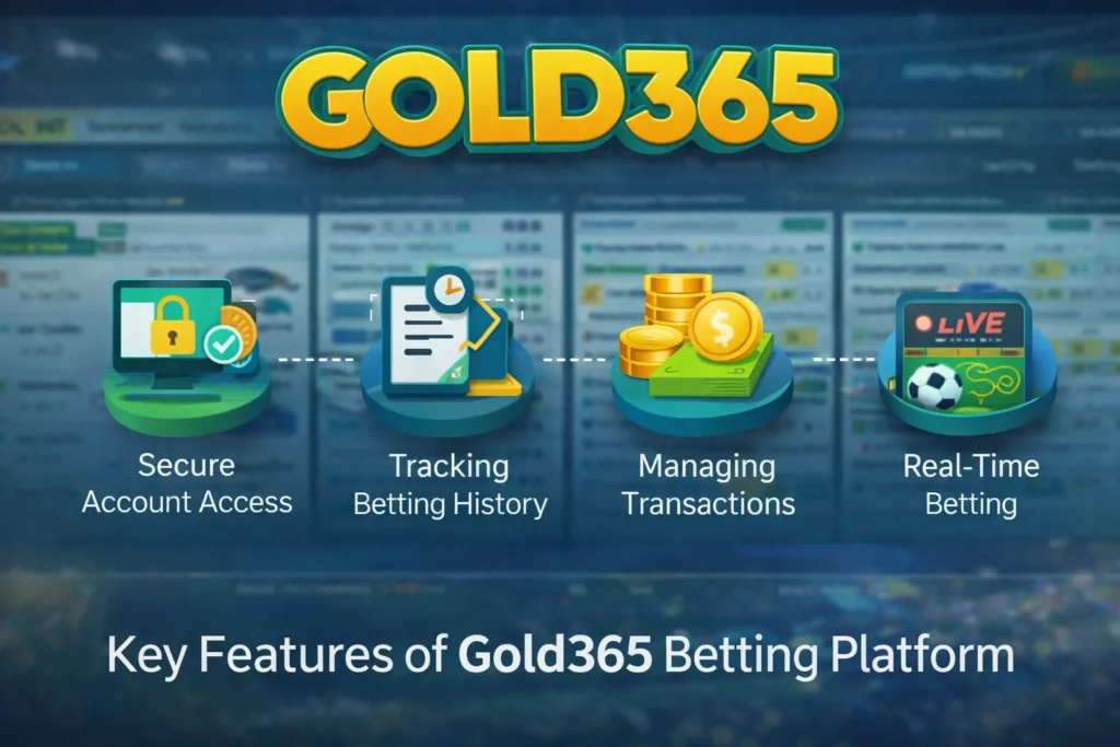 Gold365 online betting platform features including secure sport betting ID live betting and betting history tracking