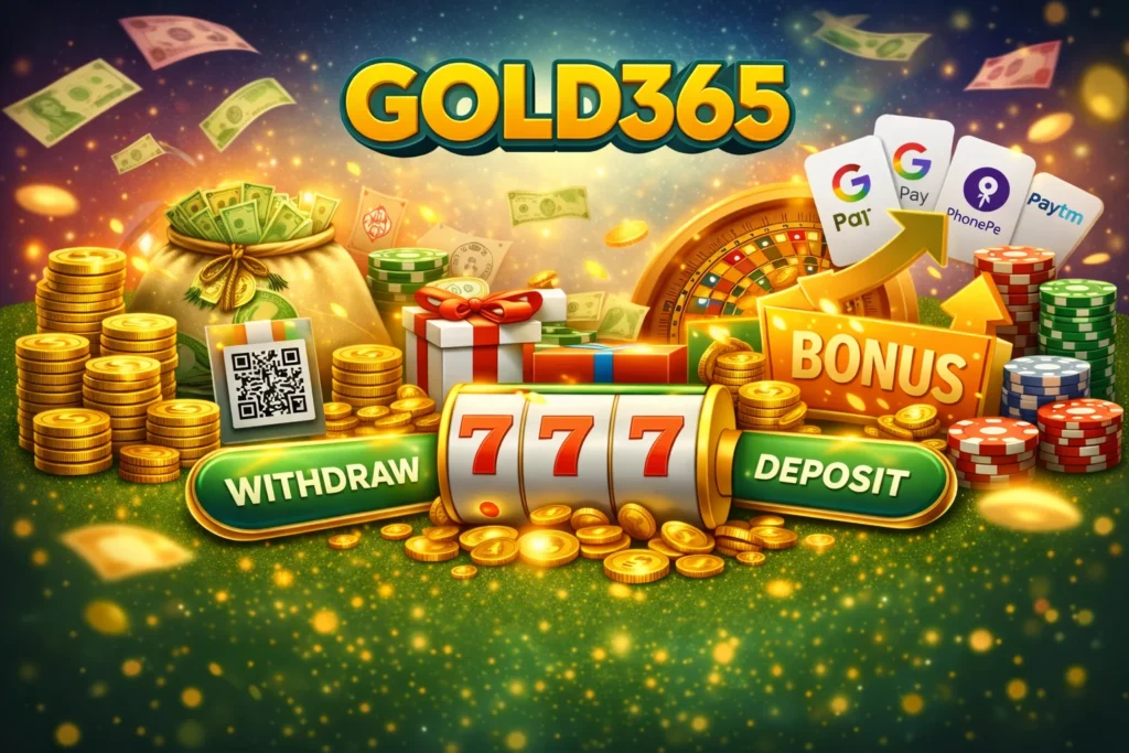 Gold365 payment methods and bonuses including UPI deposits withdrawals and betting bonus offers in India