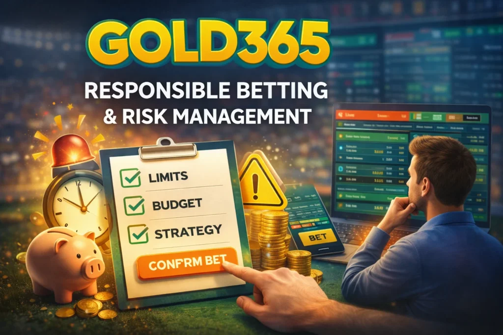Responsible betting strategy and risk management on Gold365 sports betting book