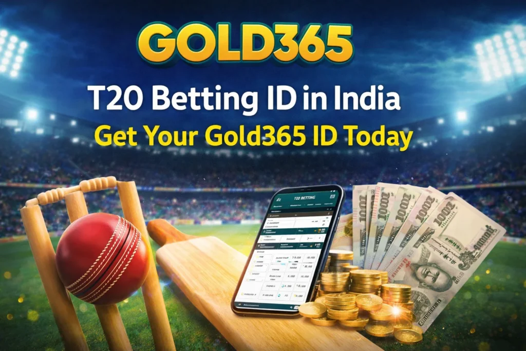 Gold365 T20 Betting ID platform for online cricket betting in India