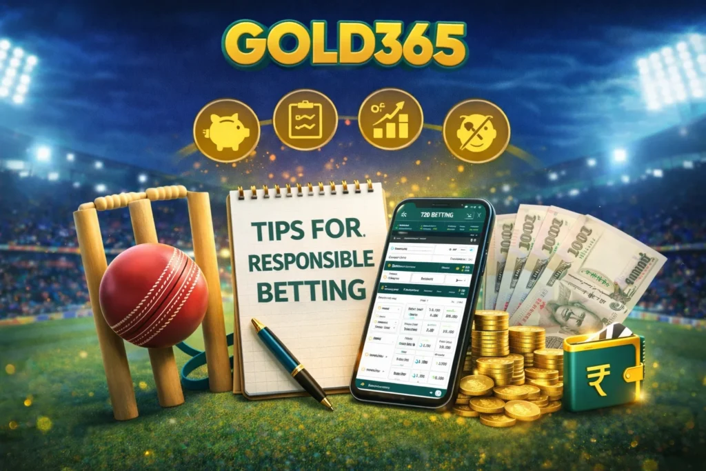 Beginner tips for using a Gold365 T20 Betting ID responsibly