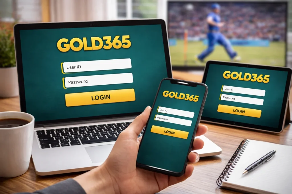 Gold365 login on multiple devices showing importance of online cricket ID login